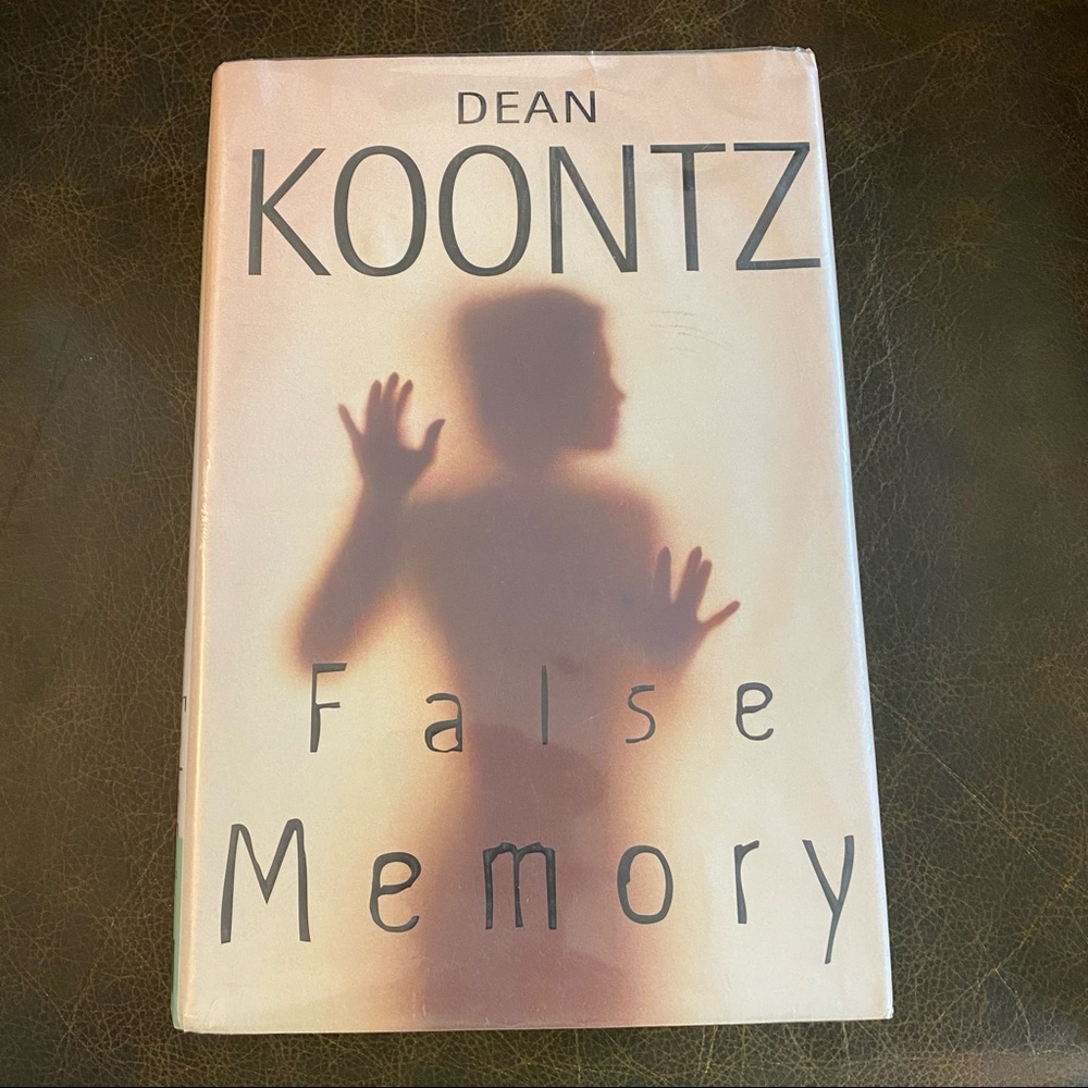 Dean Koontz False Memory 1999 First Edition Hardcover with Dust Jacket